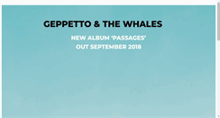 Desktop Screenshot of geppettoandthewhales.com